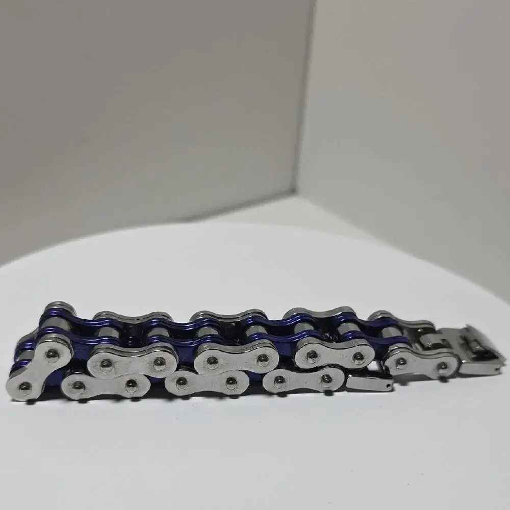 Stainless Steel Bike Chain Bracelet